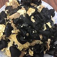 木耳鸡蛋炒肉的做法图解6