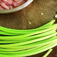 蒜苔炒牛肉的做法图解8