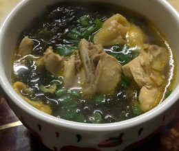 紫菜鸡汤(白切鸡的汤)5的做法