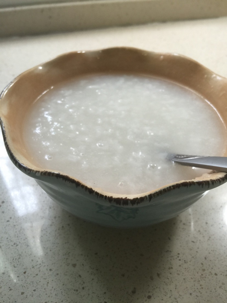 白萝卜泥大米粥的做法