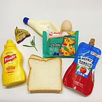 #奶香四溢 暖锅佳味#鸡蛋芝士烤面包的做法图解1