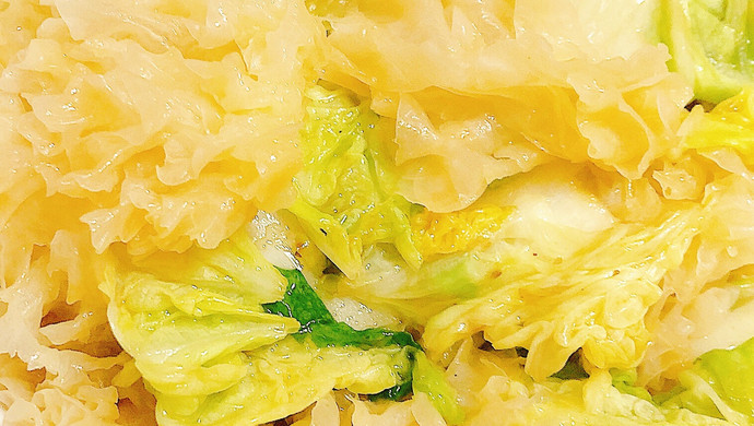 炒银耳白菜