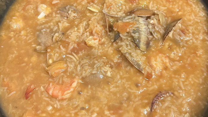番茄海鲜烩饭