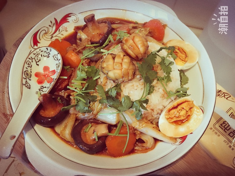酱汁鲍鱼饭
