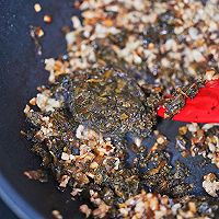 下米饭配面条【冬菜香菇肉末】的做法图解3