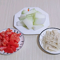 胡萝卜焖羊排+卡通米饭＋番茄金针菇冬瓜汤的做法图解10