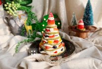 #相聚组个局#抹茶松饼圣诞树蛋糕的做法