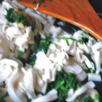 荠菜豆腐磨菇羹的做法图解7