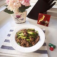 #做出牛肉的分寸感#黑椒牛肉炒芦笋的做法图解14