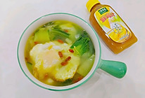 #鸡汁入家宴 感恩正当“食”#鸡汁青菜汤的做法