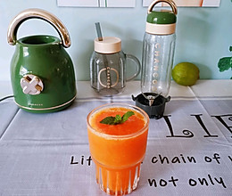 厨橙榨汁机～木瓜冰沙的做法