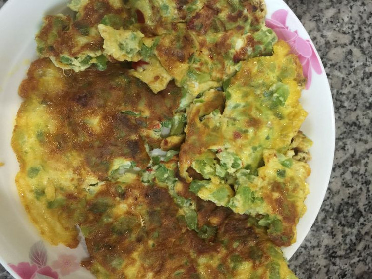 苦瓜煎蛋的做法