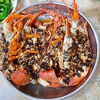 #夏日开胃餐#蒜蓉豆豉蒸龙虾的做法图解6
