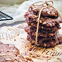 素食烘焙——椰香可可燕麦饼干的做法图解10