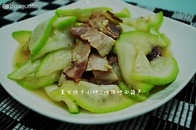 培根炒西葫芦