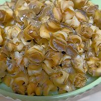 葱烧海螺的做法图解2