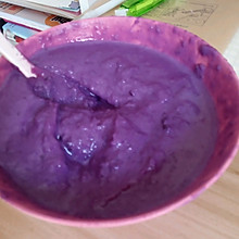 紫薯牛奶泥