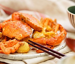 咸蛋黄蟹丨外酥里嫩的做法