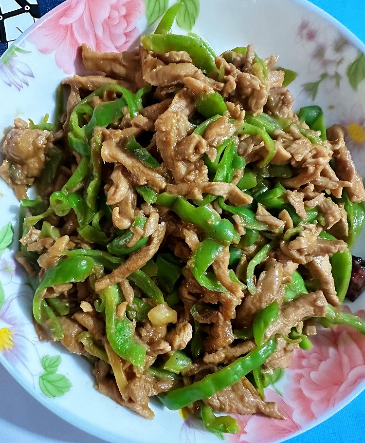 青椒肉丝的做法