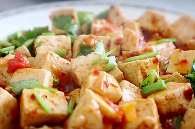麻辣豆腐-（低配版麻婆）