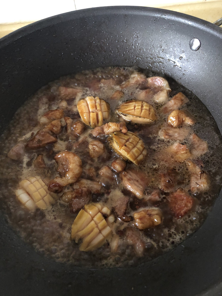 红烧五花肉鲍鱼的做法