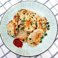 #餐桌上的春日限定#带子豌豆鸡肉饼的做法图解6