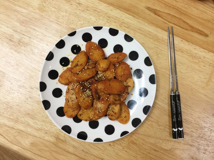 孜然火腿肠的做法