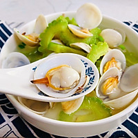 #夏日开胃餐#沙白苦瓜汤的做法图解12
