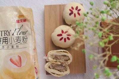 酥掉渣渣苏式大肉月饼
