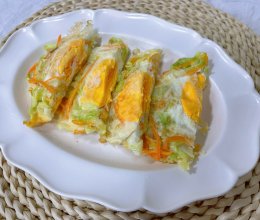 时蔬鸡蛋饼的做法