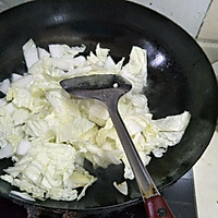 腊肠炒白菜的做法图解4