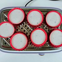 搅一搅就行～蜜豆糯米糕的做法图解4