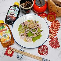 鱿鱼炒西芹的做法图解14
