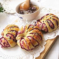 花式紫薯面包#美的绅士烤箱#的做法图解10