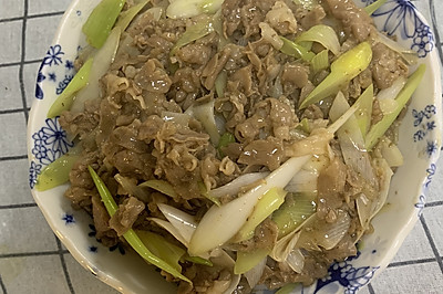 葱爆羊肉（羊肉片简易版）