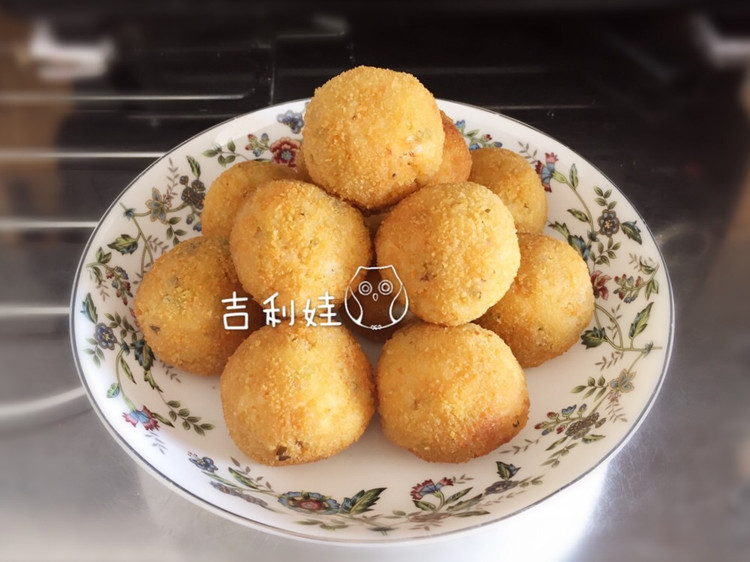 米饭团子的做法