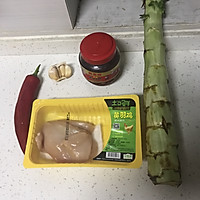 快手下饭菜系列-川味莴笋炒鸡丝的做法图解1