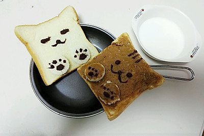 猫咪吐司早餐