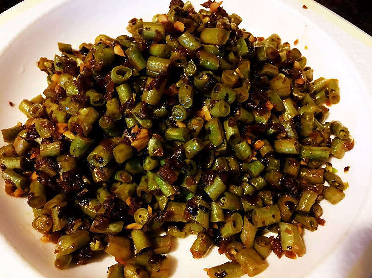 牙菜豇豆碎，好吃又好做的下饭菜的做法