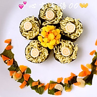 寿司面和寿司花#小虾创意料理#的做法图解15