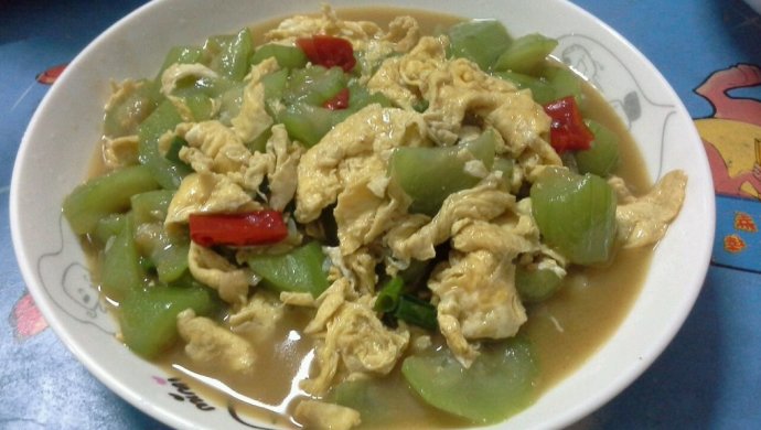 丝瓜炒鸡蛋