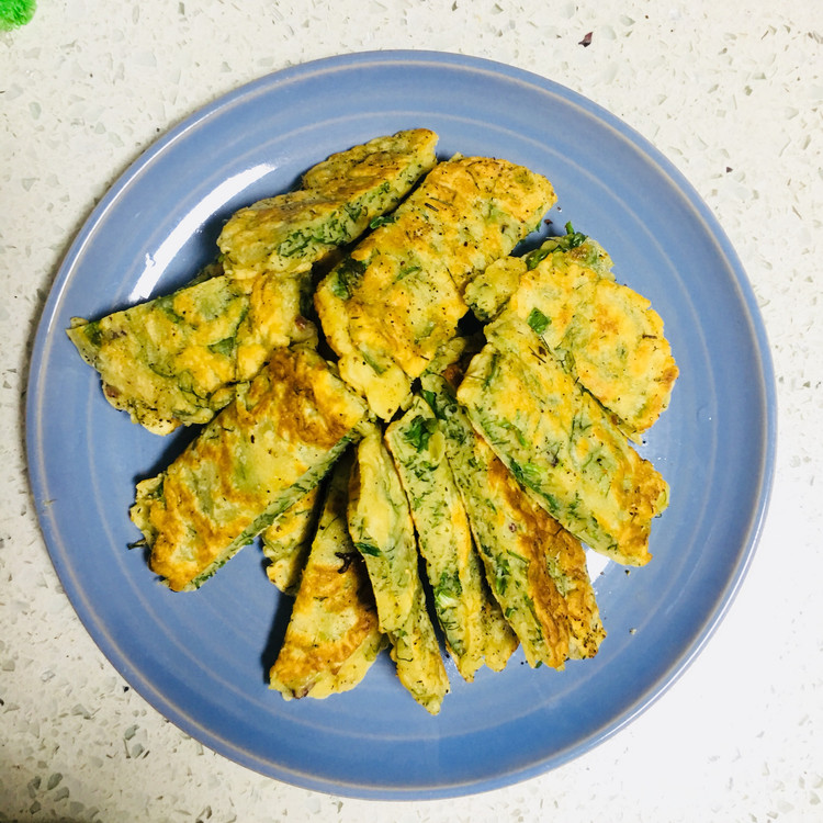 外婆的茴香煎饼的做法