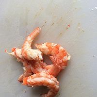 宝宝辅食—虾仁碎菜面的做法图解1