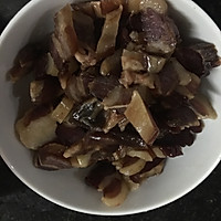 莲藕炒腊肉的做法图解2