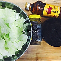 #寻味外婆乡#椒香木耳莲花白的做法图解1