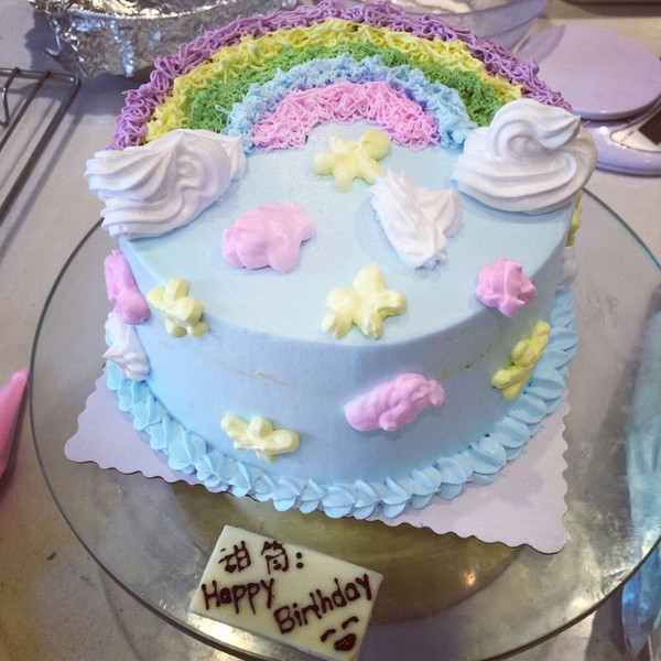 彩虹蛋糕七寸