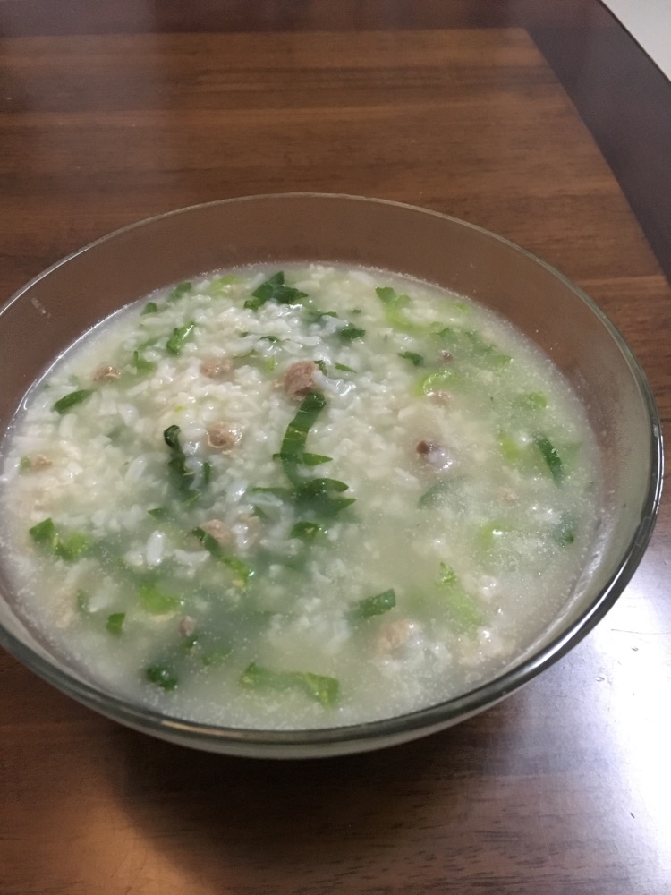 芥菜瘦肉粥