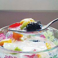 夏日圣品西米酸奶水果捞的做法图解2