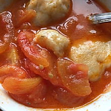 番茄鱼丸开胃汤