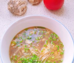 #东古525掌勺节#金针菇汤的做法